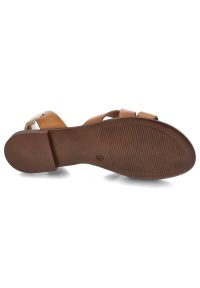 Brązowe Sandały Armodo Modne Obuwie Damskie. Kolor: brązowy. Styl: młodzieżowy, elegancki, retro #7