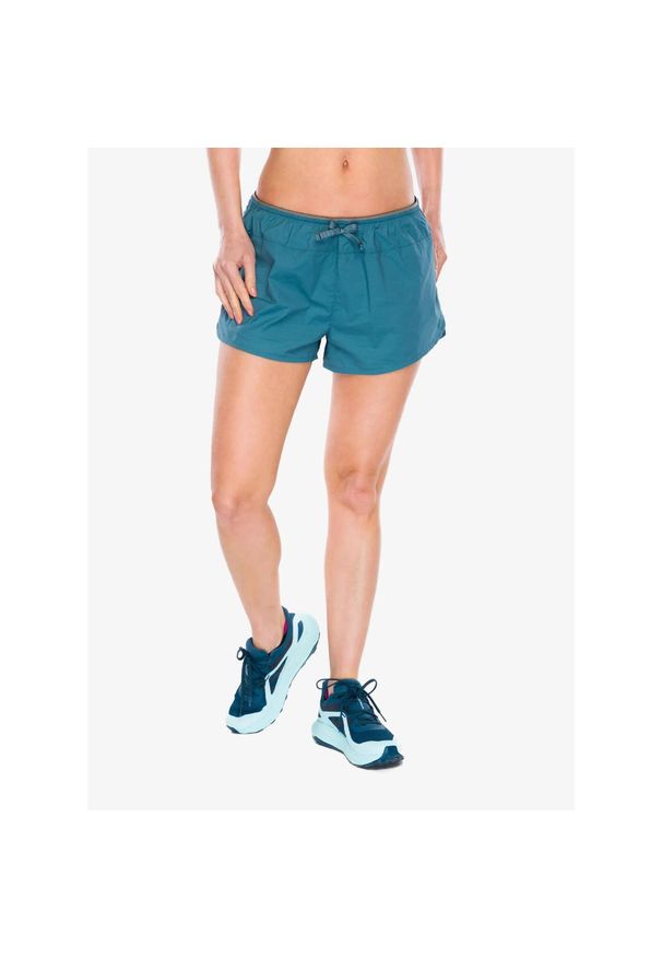 Spodenki do biegania damskie Black Diamond Distance Shorts. Kolor: zielony. Długość: krótkie