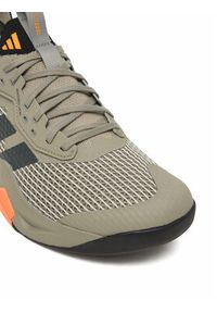 Adidas - adidas Buty na siłownię Rapidmove Adv 2 JQ3941 Khaki. Kolor: brązowy. Materiał: materiał. Sport: fitness #5