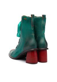 Laura Vita Botki Evcao 311 Zielony. Kolor: zielony. Materiał: skóra #6