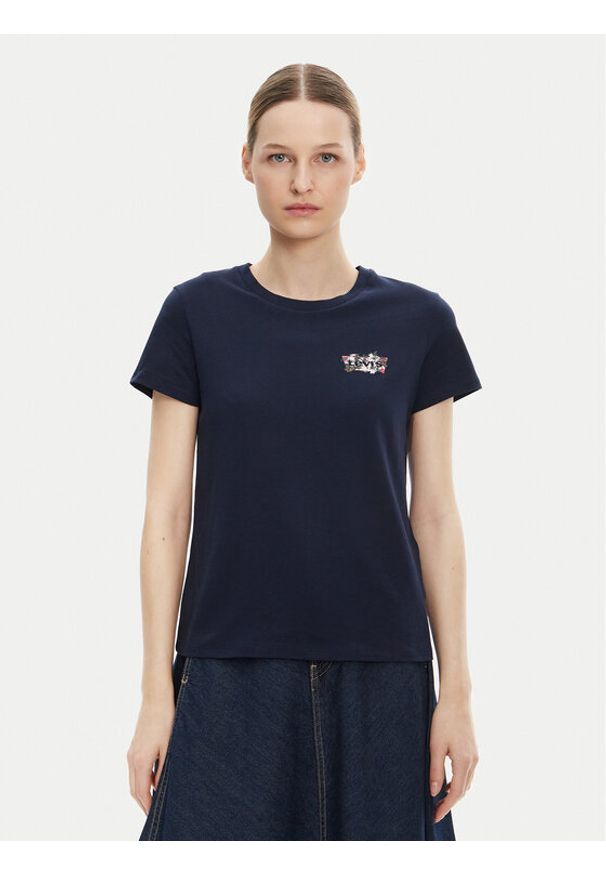 Levi's® T-Shirt 17369-2949 Granatowy Regular Fit. Kolor: niebieski. Materiał: bawełna