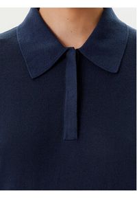TOMMY HILFIGER - Tommy Hilfiger Polo WW0WW45652 Granatowy Regular Fit. Typ kołnierza: polo. Kolor: niebieski. Materiał: lyocell #5