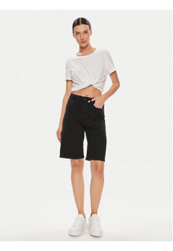 Noisy may - Noisy May Szorty jeansowe Lira 27029398 Czarny Regular Fit. Kolor: czarny. Materiał: bawełna