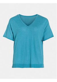 Vila T-Shirt Abella 14089540 Niebieski Relaxed Fit. Kolor: niebieski. Materiał: syntetyk #10
