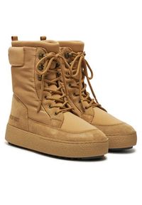 Moon Boot Śniegowce Ltrack Combat 80D2450200 Brązowy. Kolor: brązowy. Materiał: zamsz, skóra