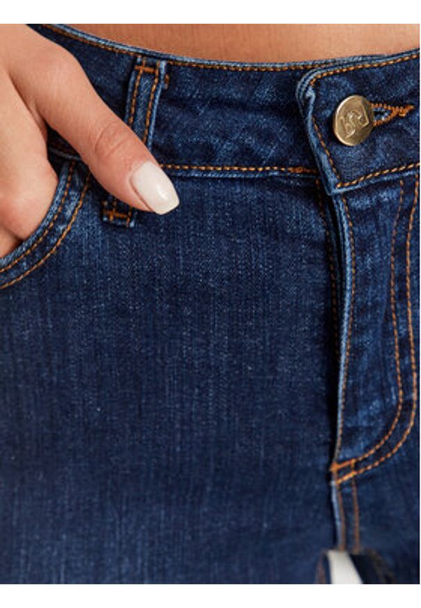 Rinascimento Jeansy CFC0115459003 Granatowy Skinny Fit. Kolor: niebieski
