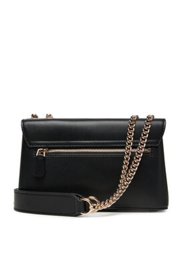 Guess Torebka Daryna II HWVG72 08200 Czarny. Kolor: czarny. Materiał: skórzane