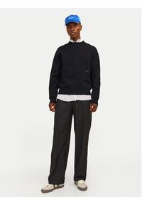 Jack & Jones - Jack&Jones Sweter 12261852 Czarny Loose Fit. Kolor: czarny. Materiał: wiskoza, syntetyk #6