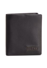 Duży Portfel Męski Guess - New Boston Sm Billfold W/C Pkt SM2513 LEA22 BLA. Kolor: czarny. Materiał: skóra #1