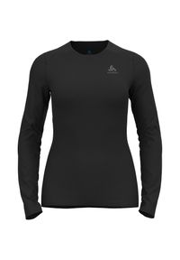 Koszulka termoaktywna z długim rękawem damska Odlo FUNDAMENTALS ACTIVE. Kolor: szary, wielokolorowy, czarny. Długość rękawa: długi rękaw. Długość: długie. Sport: turystyka piesza #1
