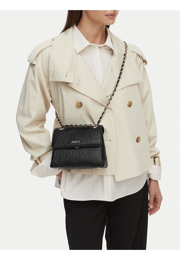 MEXX Torebka MEXX-S-015-07 Czarny. Kolor: czarny. Materiał: skórzane