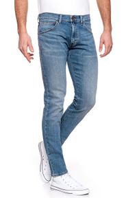 Wrangler - SPODNIE MĘSKIE WRANGLER BRYSON HOPKINS BLUE W14X23185 112126666. Stan: obniżony #8