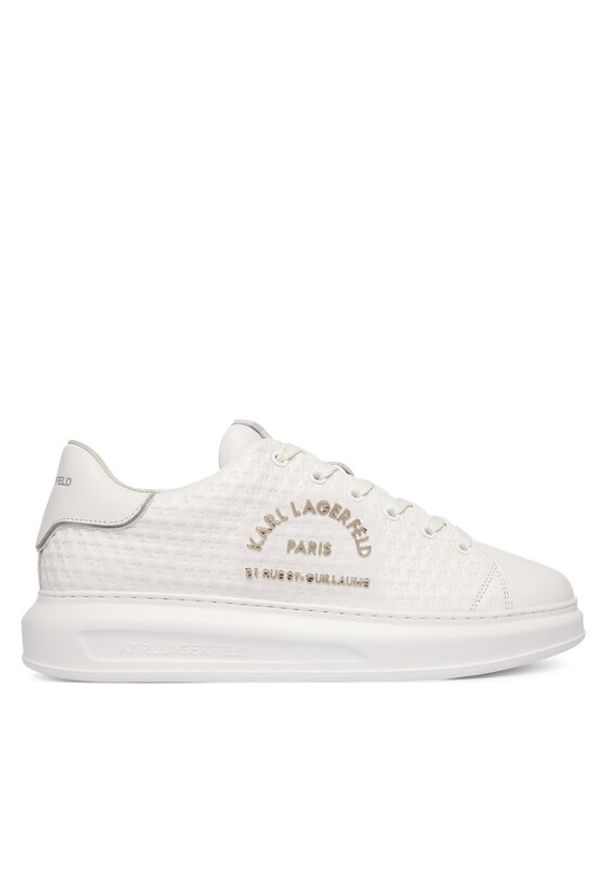Karl Lagerfeld - KARL LAGERFELD Sneakersy Kapri KL52536K Biały. Kolor: biały. Materiał: skóra