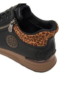Rieker Sneakersy N1457-00 Czarny. Kolor: czarny. Materiał: materiał, skóra #6