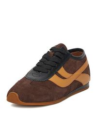 Gino Rossi Sneakersy EO-LILIA-1103-25 Brązowy. Kolor: brązowy. Materiał: zamsz, skóra #7