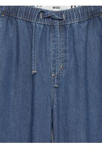 Big-Star - Jeansy damskie wide z pasem na gumkę niebieskie Suzie 387. Stan: podwyższony. Kolor: niebieski. Wzór: jednolity. Styl: elegancki #2