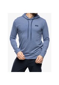 Bluza z kapturem męska Helly Hansen Verglas Light Hoodie. Typ kołnierza: kaptur. Kolor: niebieski