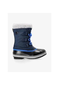 sorel - Buty zimowe dziecięce Sorel Yoot Pac Nylon Boot WP. Kolor: niebieski. Materiał: nylon. Sezon: zima