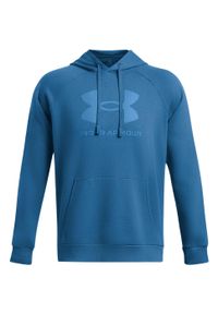 Bluza męska Under Armour Rival Fleece Logo HD. Kolor: niebieski. Sport: fitness