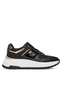 Guess Sneakersy FLTFON FAB12 Czarny. Kolor: czarny. Materiał: skóra