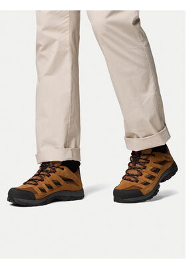 columbia - Columbia Trekkingi Crestwood™ 1781181 Brązowy. Kolor: brązowy. Materiał: skóra. Sport: turystyka piesza