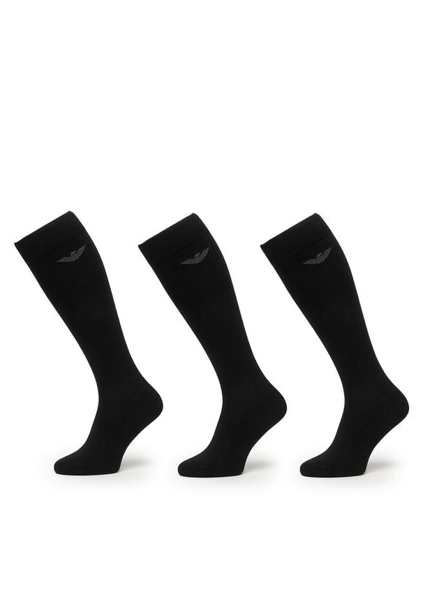 Skarpety długie Emporio Armani Underwear. Kolor: czarny