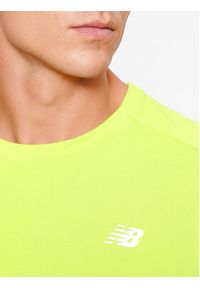 New Balance T-Shirt Accelerate Short Sleeve MT23222 Zielony Regular Fit. Kolor: zielony. Materiał: syntetyk #4