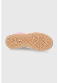 Adidas - adidas Buty dziecięce Tensaur K GV7898 kolor różowy. Nosek buta: okrągły. Zapięcie: sznurówki. Kolor: różowy. Materiał: guma #3