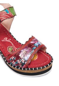 Laura Vita Sandały Naomio 15 Czerwony. Kolor: czerwony. Materiał: skóra #4