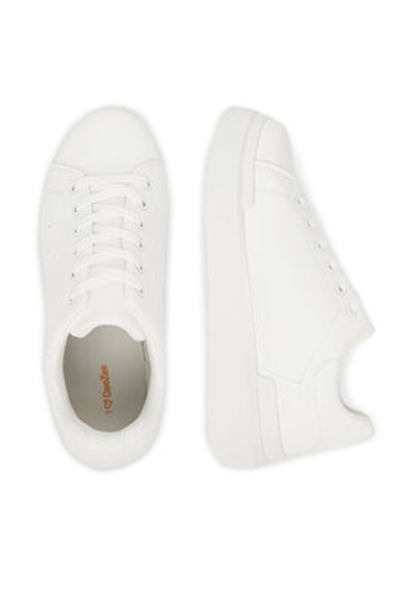 DeeZee Sneakersy YB520-1 Biały. Kolor: biały. Materiał: skóra
