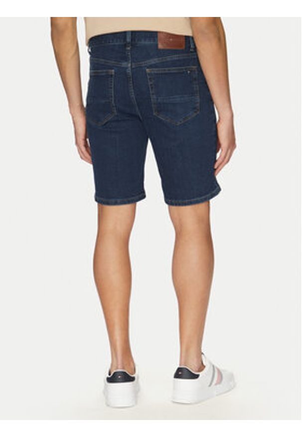 TOMMY HILFIGER - Tommy Hilfiger Szorty jeansowe Brooklyn MW0MW39196 Granatowy Slim Fit. Kolor: niebieski. Materiał: bawełna