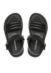 Calvin Klein Jeans Sandały Velcro Sandal V4A2-80512-1614 Czarny. Kolor: czarny. Materiał: skóra