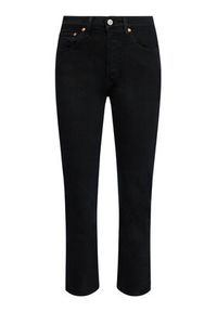 Levi's® Jeansy Cropped Fit 501® Original 36200-0085 Czarny Cropped Fit. Kolor: czarny