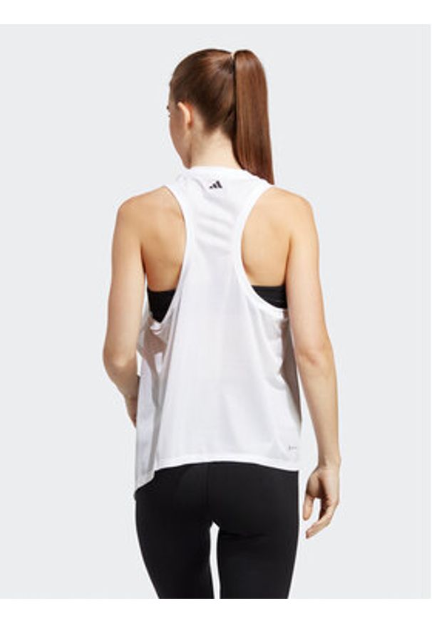 Adidas - adidas Koszulka techniczna HIIT AEROREADY Quickburn Training HY5396 Biały Loose Fit. Kolor: biały. Materiał: syntetyk