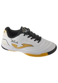 Joma - Buty halowe do piłki nożnej chłopięce, Toledo Jr 2502 IN. Kolor: biały. Sport: piłka nożna