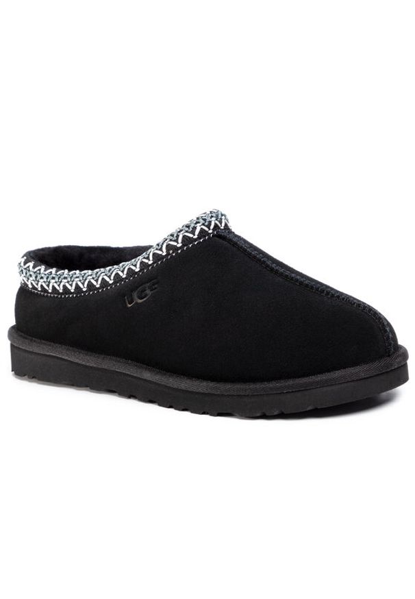 Ugg Kapcie M Tasman 5950 Czarny. Kolor: czarny. Materiał: skóra