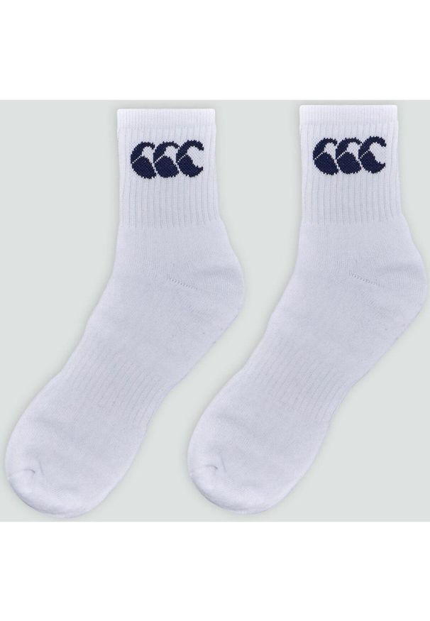 CANTERBURY - Zestaw 3 par skarpetek Canterbury Crew. Kolor: wielokolorowy, niebieski, biały