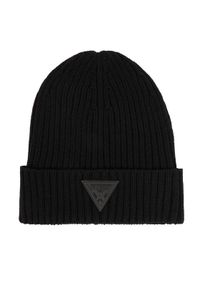 Guess Czapka AM9460 WOL01 Czarny. Kolor: czarny. Materiał: materiał #1