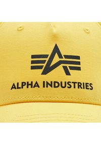 Alpha Industries Czapka z daszkiem Basic 186902 Żółty. Kolor: żółty. Materiał: materiał, bawełna