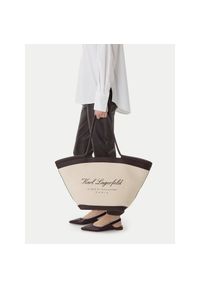 Karl Lagerfeld - Torebka KARL LAGERFELD. Kolor: beżowy #1