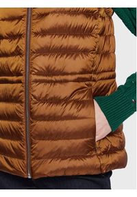 TOMMY HILFIGER - Tommy Hilfiger Bezrękawnik WW0WW37265 Brązowy Regular Fit. Kolor: brązowy. Materiał: syntetyk. Długość rękawa: bez rękawów #6