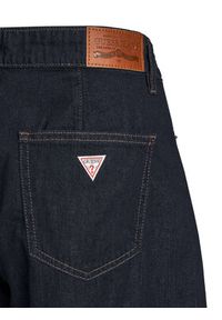 Guess Jeans Bermudy W6GDY5 D7971 Granatowy Bermuda Fit. Kolor: niebieski. Materiał: bawełna #4