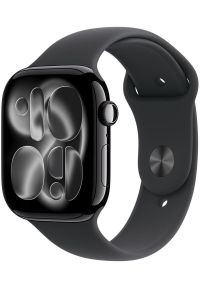 APPLE - Smartwatch Apple Watch 11 GPS + Cellular 42mm Jet Black Alu Sport Band S/M Czarny (MF834ET/A). Rodzaj zegarka: smartwatch. Kolor: czarny. Styl: sportowy #1