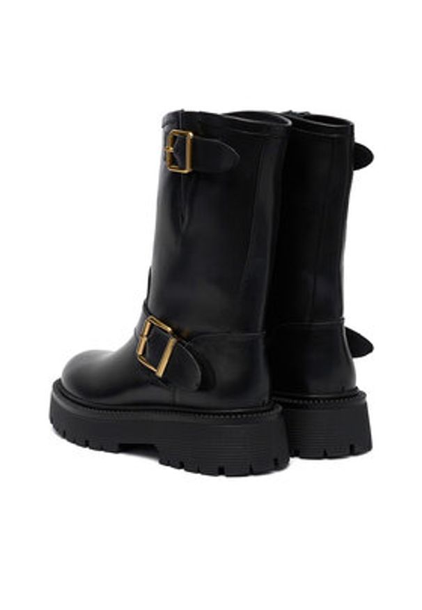 Badura Botki EO-CLAIRE-70866 Czarny. Kolor: czarny. Materiał: skóra