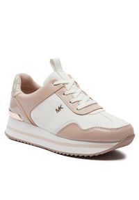 MICHAEL Michael Kors Sneakersy Raina Trainer 43S4RNFSAD Biały. Kolor: biały. Materiał: skóra #4