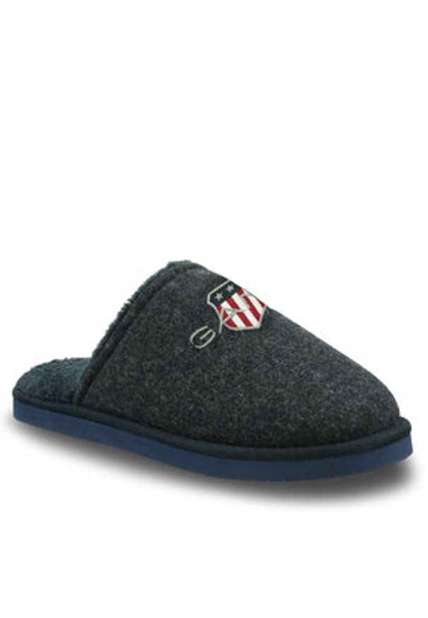 GANT - Gant Kapcie 29698760 Granatowy. Kolor: niebieski. Materiał: wełna, materiał