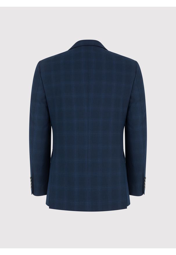 Pako Lorente - PAKO LORENTE – Dwurzędowa marynarka garniturowa w kratę. Okazja: na spotkanie biznesowe. Materiał: wiskoza. Styl: biznesowy