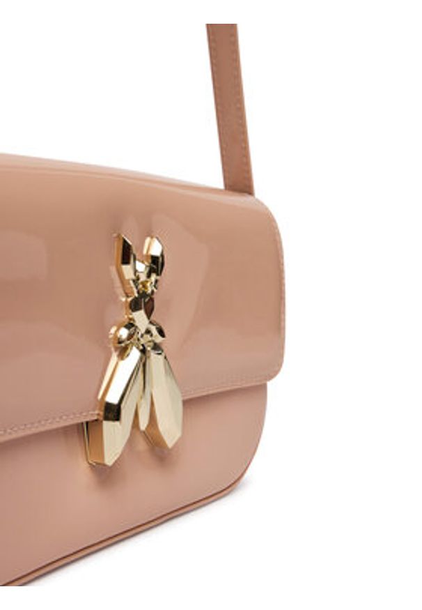 Patrizia Pepe Torebka 8B0231/L125 Beżowy. Kolor: beżowy. Materiał: skórzane, lakierowane