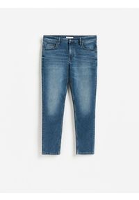 Reserved - Jeansy slim fit z efektem sprania - indigo jeans