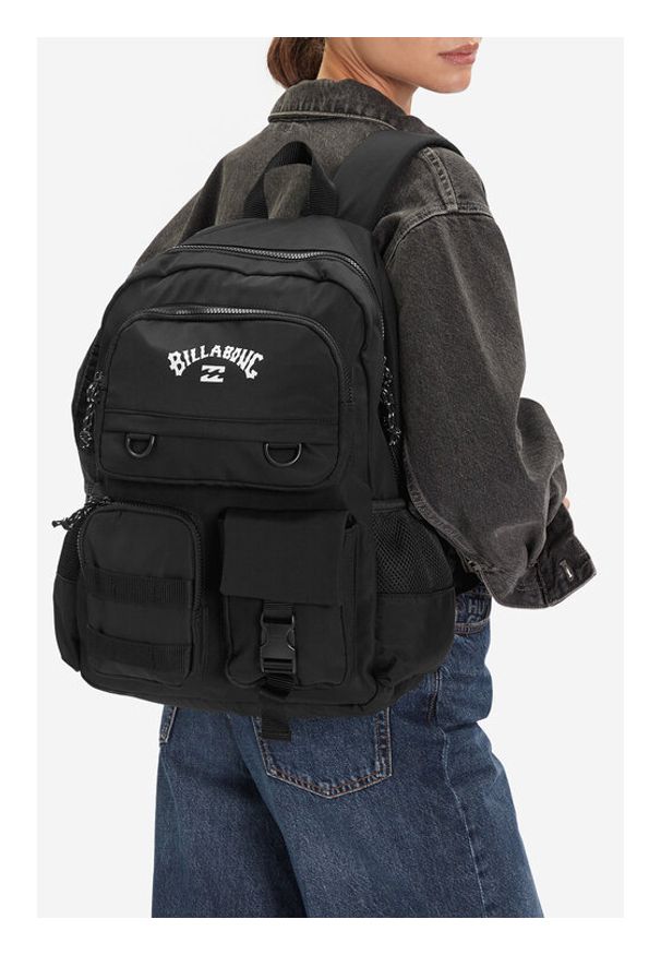 Billabong Plecak C-BLB-MC-001-08 Czarny. Kolor: czarny. Materiał: materiał
